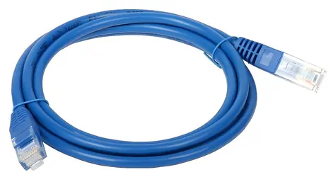 Alantec KKU5NIE1.0 modrá / Patch kabel / Cat5e / U/UTP / 1 m