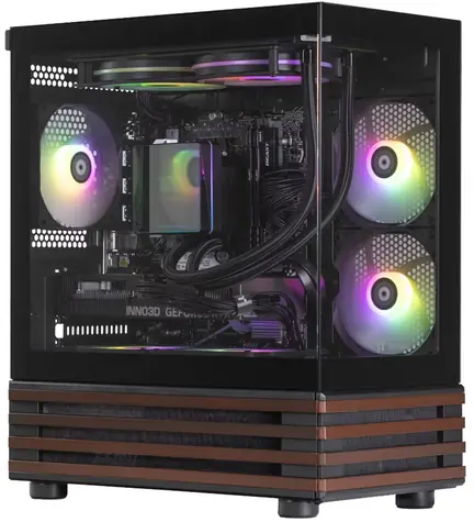 Thermaltake LCGS View 170WS černá/dřevo / Herní PC / Intel Core i5-14400F / 16GB RAM / 1TB SSD / RTX 5060 8GB / W11H