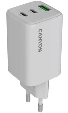 Canyon CU65ACC / Nabíjecí adaptér / 1x USB-C 65 W / 1x USB-C 20 W / 1x USB-A 18 W