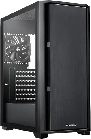 Chieftec AS-02B-TG-OP černá / Skříň / Midi Tower / Tvrzené sklo / ATX / USB-C
