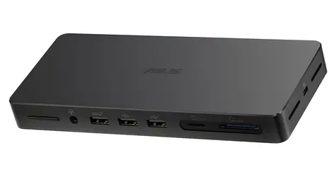 ASUS DC500 černá / Dokovací stanice / Thunderbolt 4 / 3x monitor / 96W PD / 2,5G LAN / čtečka karet