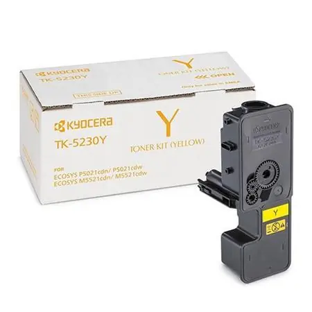 Kyocera TK-5230Y žlutá / Toner / ECOSYS M5521cdw & M5521cdn / výtěžnost až 2.200 stran / Originální