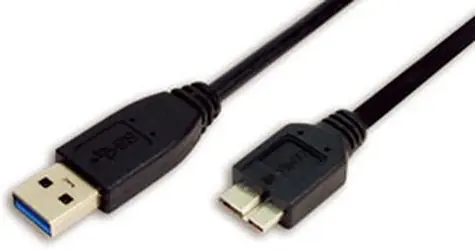 LogiLink Micro USB-B černá / Kabel USB 3.0 / USB-A (M) - Micro-USB B (M) / 1 m / 5 Gbit/s