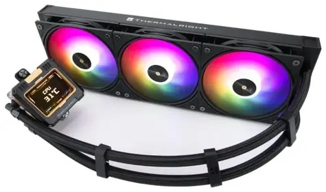 Thermalright Frozen Warframe 360 ARGB černá / AIO vodní chladič CPU / 3x 120 mm / 360 mm