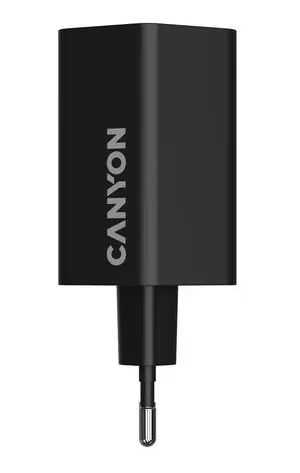 Canyon Hexagon 65 černá / Nabíječka / 65W / 2x USB-C / 1x USB-A