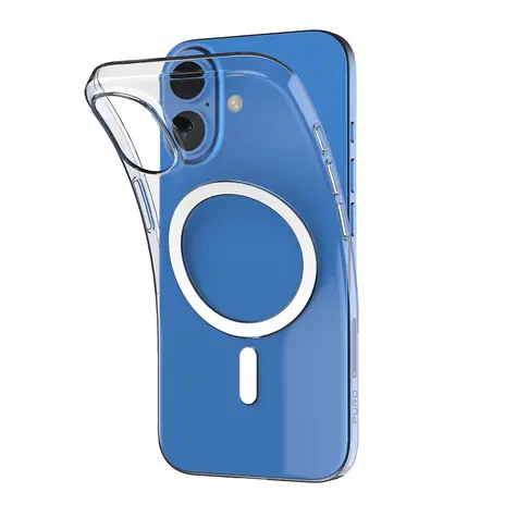 Puro 03 Mag iPhone 16 Plus transparentní / Pouzdro / Silikon / MagSafe