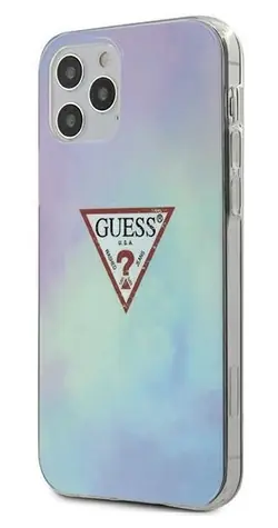 GUESS Tie & Dye Collection pouzdro pro Apple iPhone 12 Pro Max modrá / Pouzdro / Hardcase / 6,7