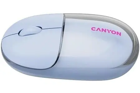 Canyon OnClick 24 modrá / Bezdrátová optická myš / BT + 2.4 GHz / 1200 DPI / 4 tlačítka