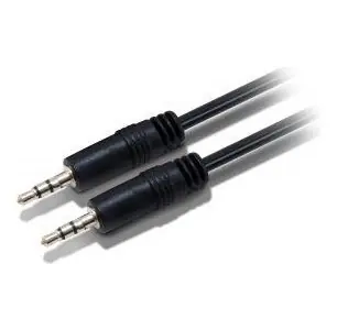 Equip Jack 3,5mm 2,5m černá / Audio kabel / Jack 3,5mm - Jack 3,5mm / Poniklované konektory
