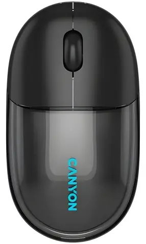 Canyon OnClick 24 černá / Bezdrátová optická myš / BT 5.1 + 2,4 GHz / 1200 dpi / 4 tlačítka / 500 mAh