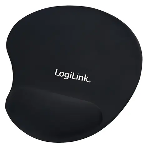 LogiLink ID0027 černá / Podložka pod zápěstí k myši / 3 mm / 200x220x20 mm