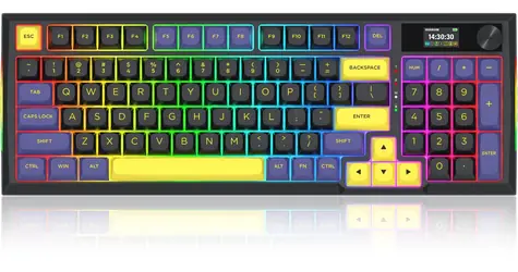 Redragon K725LBY-RGB-PRO Glintstone / Herní klávesnice / mechanická / nízkoprofilová / Low Profile Blue / bezdrátová