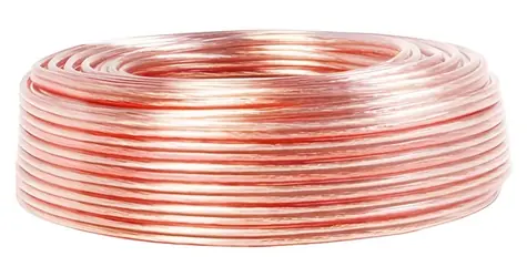 LogiLink reproduktorový kabel průhledný / Audio kabel / 25 m / 2x 0,75 mm2