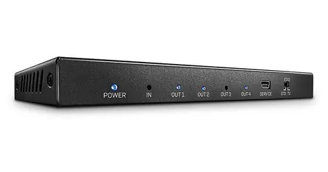 Lindy 4 Port HDMI 18G černá / HDMI splitter / 4K 60Hz / HDCP 2.2 / EDID management