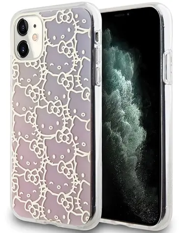 Hello Kitty IML Gradient Kitty Head růžová / Zadní kryt / Apple iPhone 11, Xr