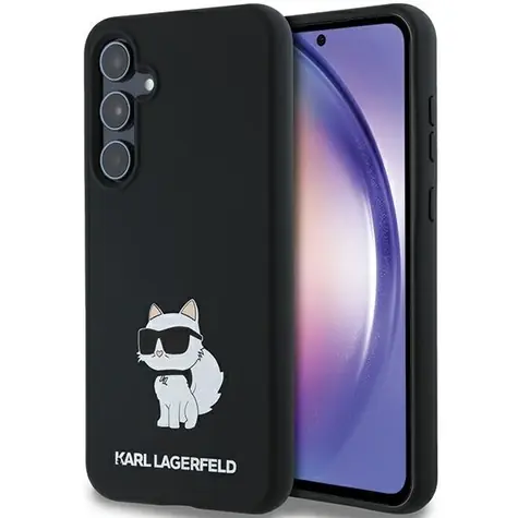 Karl Lagerfeld Silicone Choupette černá / Zadní kryt / Samsung Galaxy A35