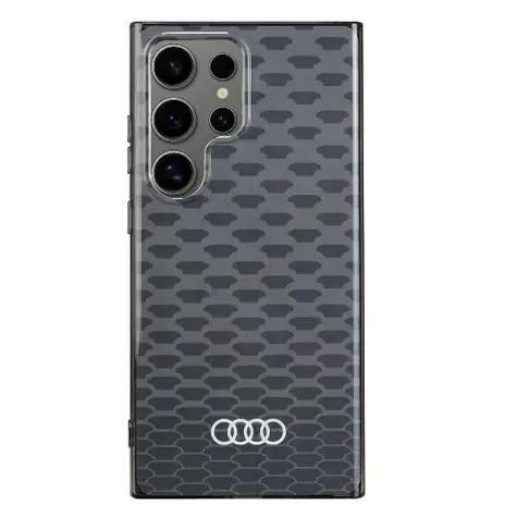 Audi IML Stitching Pattern MagSafe kryt černá / Ochranný kryt / Samsung Galaxy S24 Ultra (SM-S928) / MagSafe / hardcase