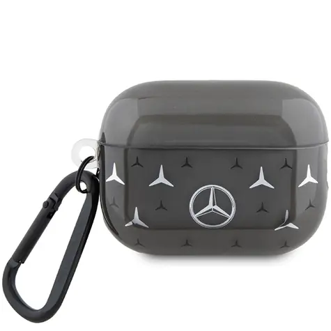 Mercedes MEAP28DPMGS černá / Pouzdro pro AirPods Pro 2 (2022/2023) / Large Star Pattern