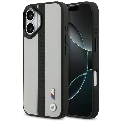 BMW M Perforated Stripe Logo šedá / Zadní kryt / MagSafe / iPhone 17