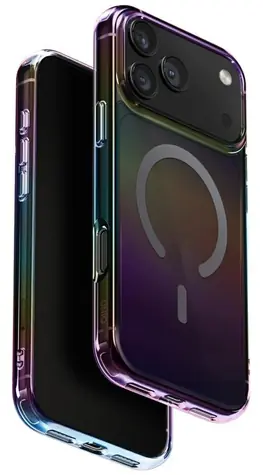 UNIQ Iridescia vícebarevná (UNIQ-IP6.9P(2025)-IR) / Ochranný kryt / iPhone 17 Pro Max / MagClick charging