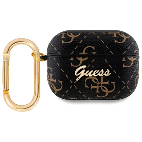 Guess 4G Hook Pouzdro pro Apple AirPods Pro 2 černá / Pouzdro