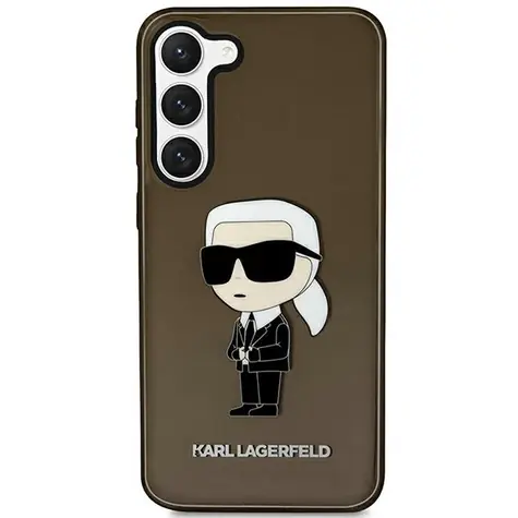 Karl Lagerfeld Ikonik černá / Zadní kryt / Samsung Galaxy S23+ / Pevný