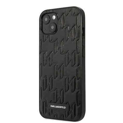 Karl Lagerfeld Monogram Plaque černá / Zadní kryt / iPhone 13 mini