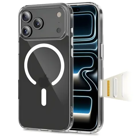 Tech-Protect Flexair Hybrid pro Apple iPhone 17 Pro čirá / Ochranný kryt / MagSafe