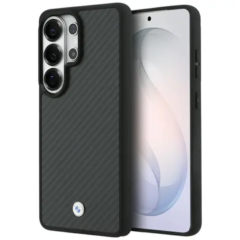 BMW Sign Carbon Fiber MagSafe zadní kryt černá / Zadní kryt / Samsung Galaxy S26 Ultra / Karbonová textura