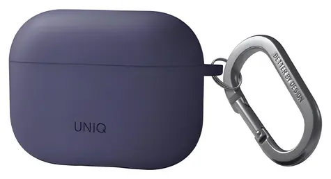 Uniq Nexo fialová / Pouzdro pro sluchátka / AirPods Pro 2 / s ušními háčky