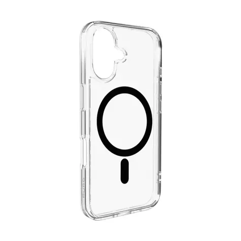 Puro Lite Mag iPhone 17 transparentní, černý rámeček / Kryt / MagSafe