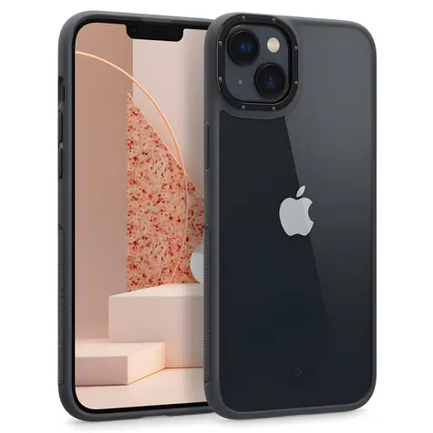 Spigen Caseology Skyfall matně černá / Ochranný kryt / pro Apple iPhone 14 Plus