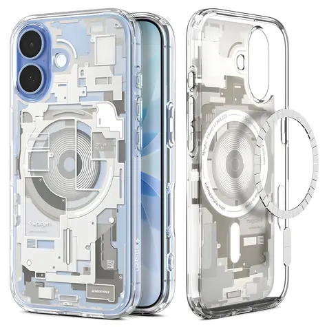 Spigen Ultra Hybrid MagSafe Zero One titanium / Kryt / iPhone 17 / MagSafe