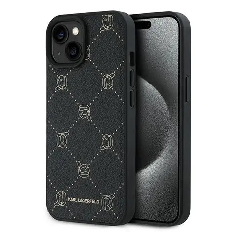 Karl Lagerfeld Karl Head kryt pro iPhone 15 Plus černá / Kryt / MagSafe