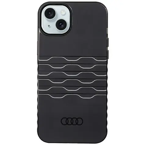 Audi IML pro iPhone 14 Plus/15 Plus černá / Zadní kryt / MagSafe