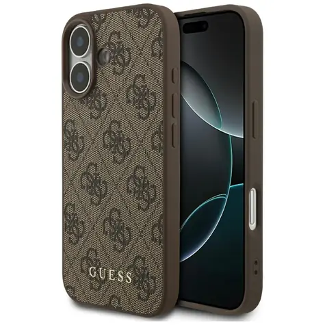 Guess 4G Classic Zadní kryt pro iPhone 17 hnědá / Zadní kryt