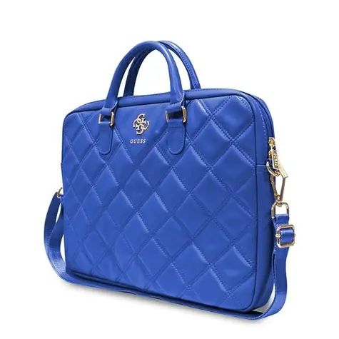 Guess Quilted 4G modrá / Taška na notebook / 16
