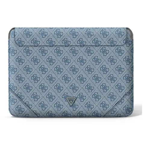 Guess 4G Uptown Triangle Logo modrá / Obal na notebook / 16