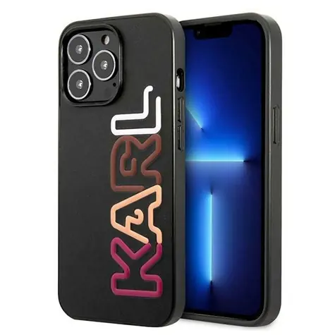 Karl Lagerfeld Multipink Brand černá / Zadní kryt / Apple iPhone 13, iPhone 13 Pro