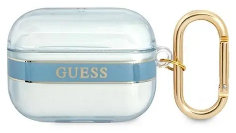Guess GUAPHHTSB Strap Collection modrá / Pouzdro / pro Apple AirPods Pro