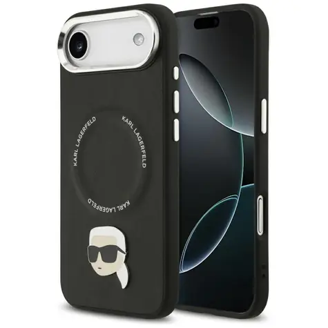 Karl Lagerfeld Karl Pin černá / Zadní kryt / MagSafe / iPhone Air