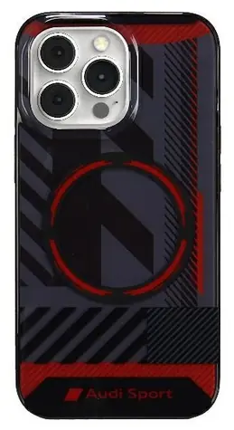 Audi IML Sport MagSafe černá / Zadní kryt pro Apple iPhone 13 Pro Max / MagSafe