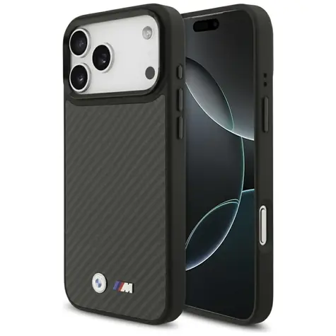 BMW Zadní kryt M Kevlar matný MagSafe pro iPhone 17 Pro Max černá / Kryt / Kevlar