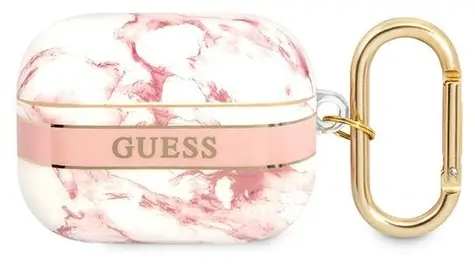 Guess GUAPHCHMAP Marble Strap Collection růžová / Pouzdro / pro Apple AirPods Pro