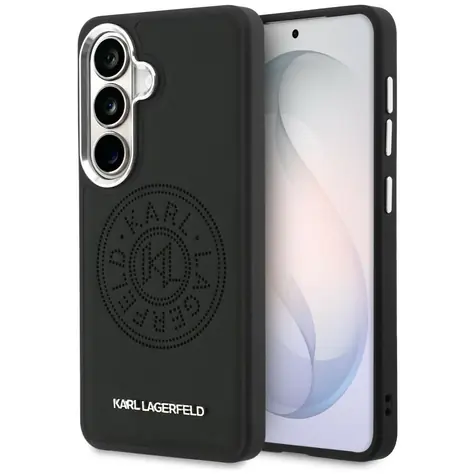 Karl Lagerfeld Perforated MagSafe černá / Zadní kryt / Samsung Galaxy S26+ / Magnetický
