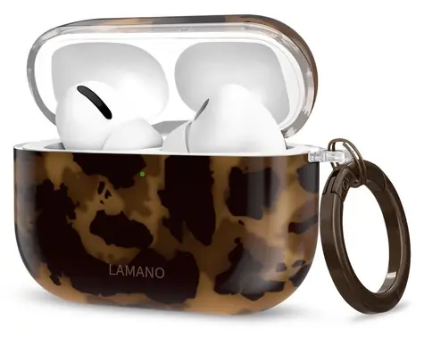Tech-Protect Lamano AirPods Pro 1/2 černá, hnědá / Pouzdro pro sluchátka