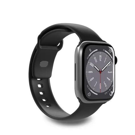 Puro ICON černá (2 ks) / Řemínek pro Apple Watch / Silikon / 38/40/41 mm