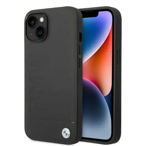 BMW BMHMP14MSLLBK černá / Zadní kryt / iPhone 14 Plus / MagSafe / Signature Logo
