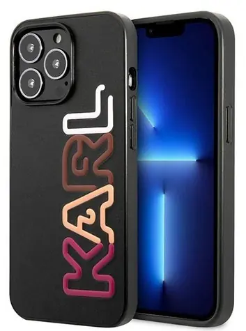 Karl Lagerfeld Multipink Brand černá / Pouzdro / Apple iPhone 13 Pro Max / hardcase