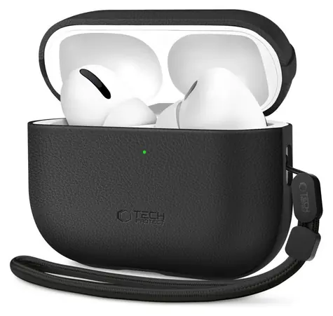 Tech-Protect NaturalFit Case černá / Pouzdro / pro Apple AirPods Pro 3